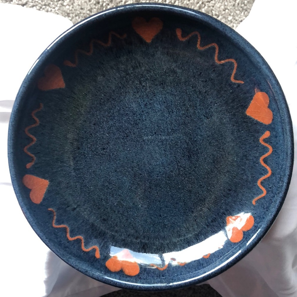 Vintage 1987 Turtlecreek Potters Redware | 7.75in Plate